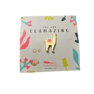 You Are Llamazing Enamel Pin by Lucky Feather, Llama Lover, New